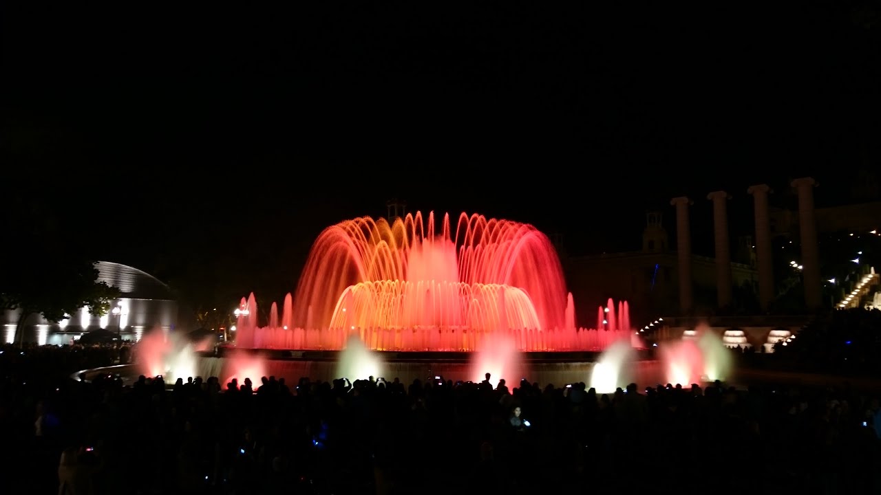 Spectacle fontaines magique à faire à Barcelone