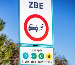 Barcelona ZBE - panneau