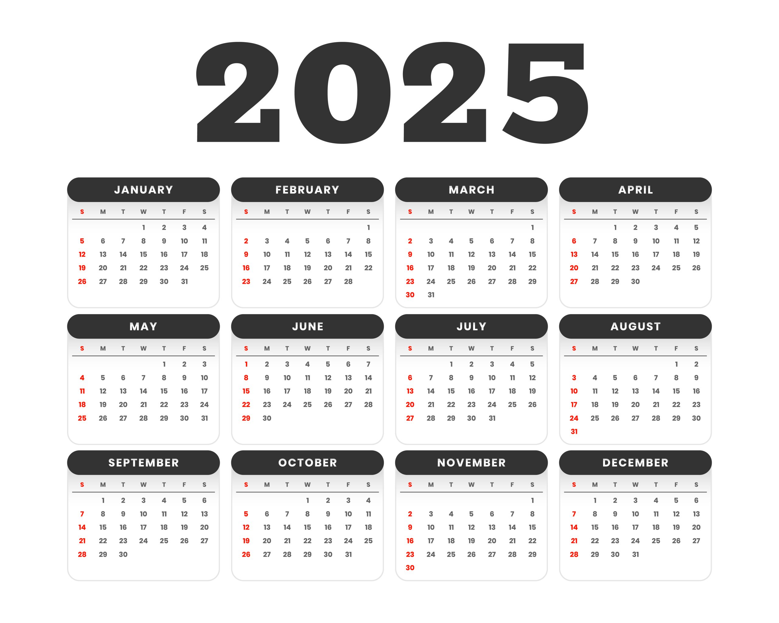 Calendrier des jours fériés en Espagne 2025