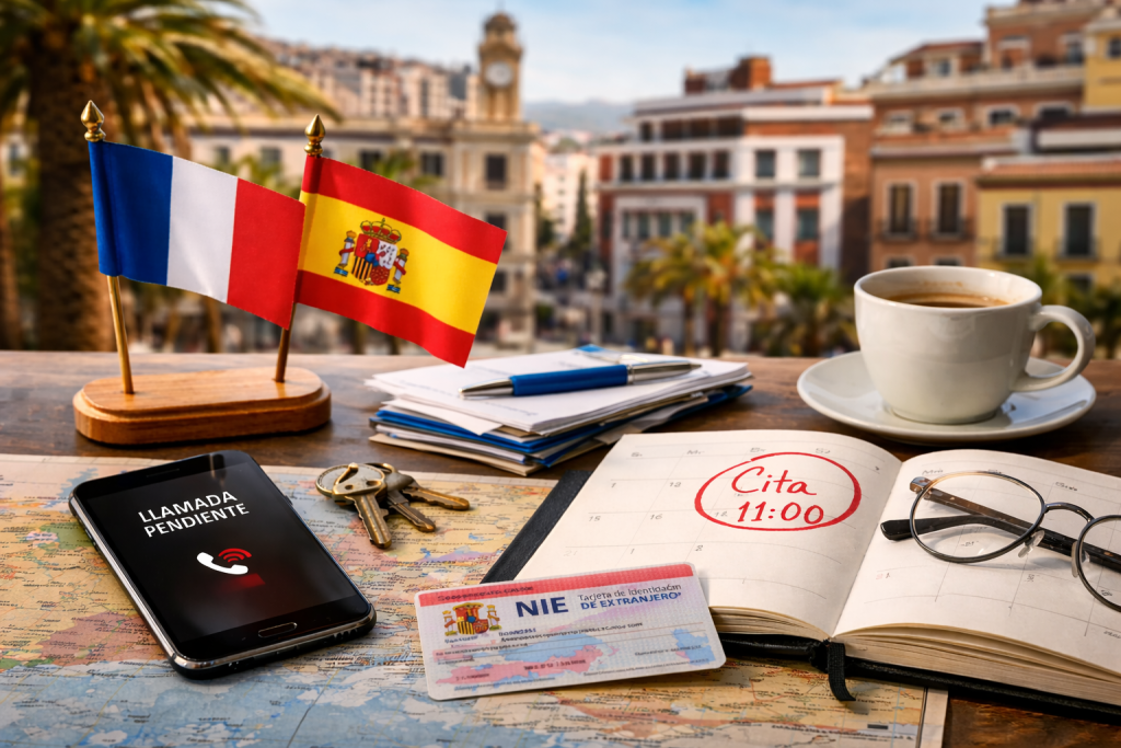 Organisation d’une démarche administrative en Espagne avec NIE, rendez-vous et documents