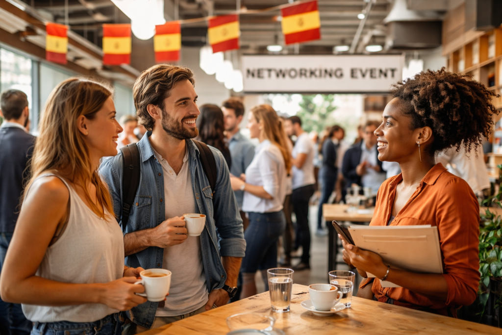 Construire son réseau en Espagne lors d’un événement networking entre expatriés et professionnels