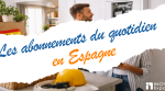 Couple installe les utilitaires dans leur appartement en Espagne, en organisant factures et documents pour gérer leurs abonnements en Espagne.